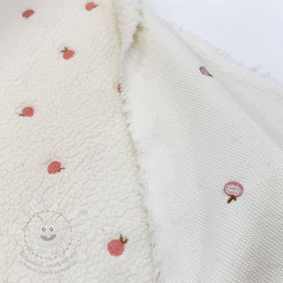 Kabátovina TEDDY JACQUARD EMBROIDERY Patches