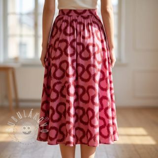 Viskóza STRETCH Abstract pink