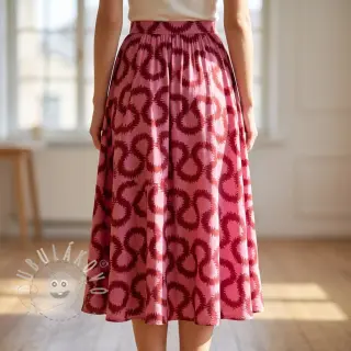 Viskóza STRETCH Abstract pink