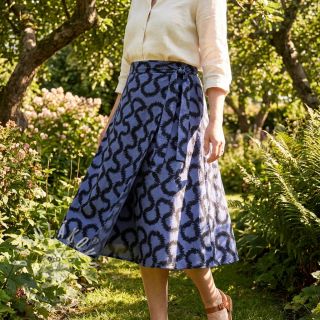 Viskóza STRETCH Abstract blue