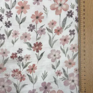 Dvojitá gázovina/mušelín Flowers Jana digital print