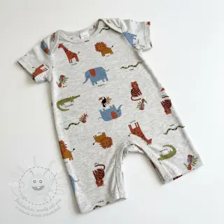 Úplet Safari melange light grey