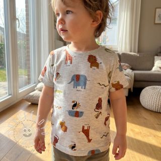 Úplet Safari melange light grey