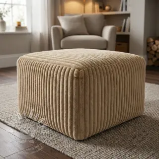 Umělá kožešina Stripes Luxe beige