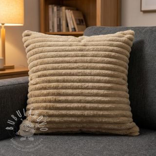 Umělá kožešina Stripes Luxe beige