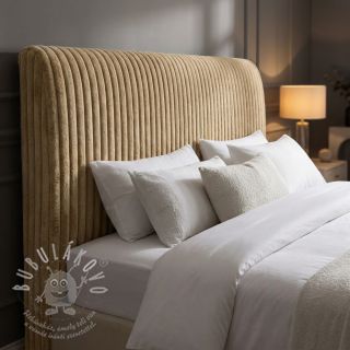 Umělá kožešina Stripes Luxe beige