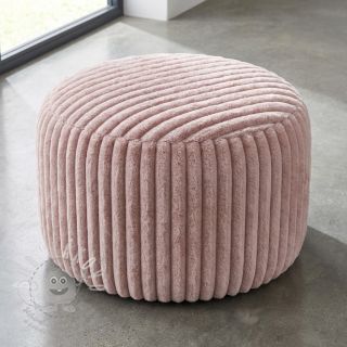 Umělá kožešina Stripes Luxe old rose