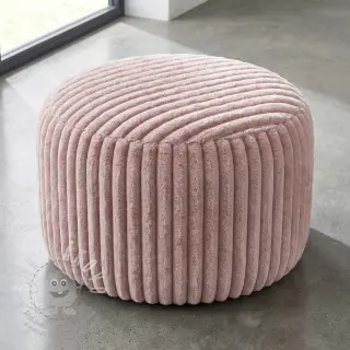 Umělá kožešina Stripes Luxe old rose