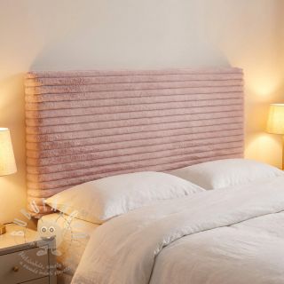 Umělá kožešina Stripes Luxe old rose