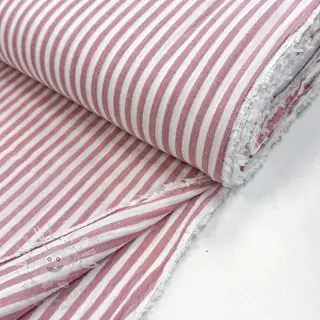Dvojitá gázovina/mušelín YARN DYED Summer stripe rose