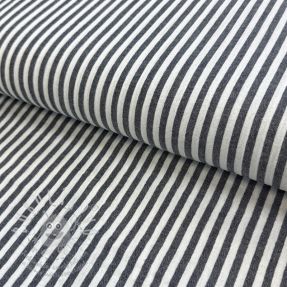 Dvojitá gázovina/mušelín YARN DYED Summer stripe navy