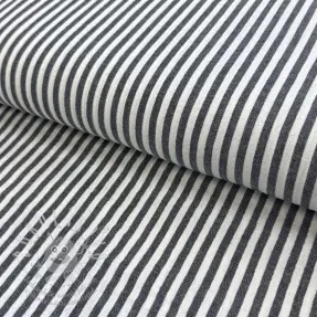 Dvojitá gázovina/mušelín YARN DYED Summer stripe navy