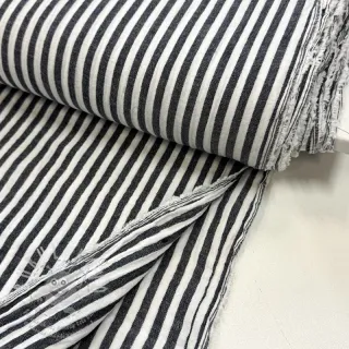 Dvojitá gázovina/mušelín YARN DYED Summer stripe navy