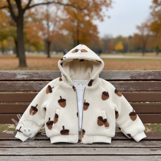 Kabátovina TEDDY JACQUARD Acorns