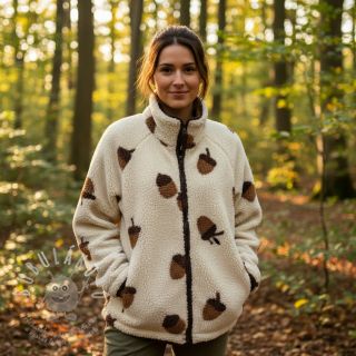 Kabátovina TEDDY JACQUARD Acorns