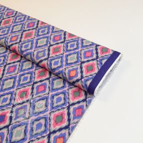 Viskóza RADIANCE Abstract purple digital print