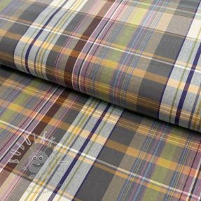 Bavlněná látka YARN DYED Check Nina multi