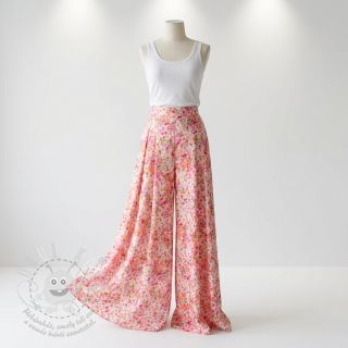 Viskóza SATIN Dots digital print