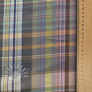 Bavlněná látka YARN DYED Check Nina multi