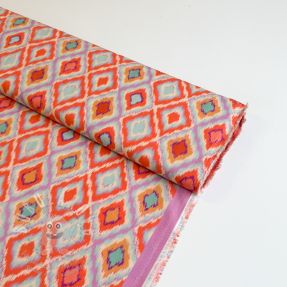 Viskóza RADIANCE Abstract orange digital print