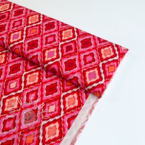 Viskóza RADIANCE Abstract red digital print