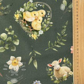 Dekorační látka Bohemian Easter Mood digital print