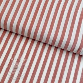 Viskóza YARN DYED Stripes SMALL orange