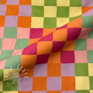 Dekorační látka Joyful Block Patch digital print