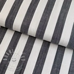 Viskóza YARN DYED Stripes BIG navy