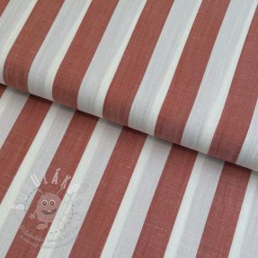 Viskóza YARN DYED Stripes BIG orange