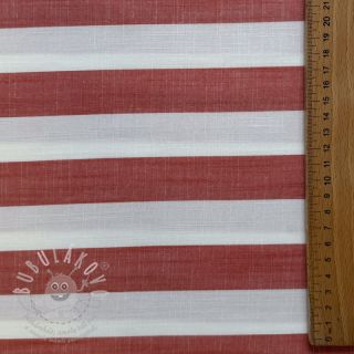 Viskóza YARN DYED Stripes BIG orange