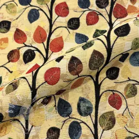 Dekorační látka GOBELIN premium Leaves Funky Arty