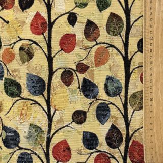 Dekorační látka GOBELIN premium Leaves Funky Arty