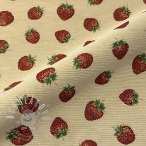 Dekorační látka GOBELIN premium Strawberry Sweet Joy