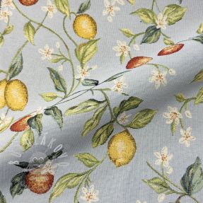 Dekorační látka GOBELIN premium Citrus Orange Lemon