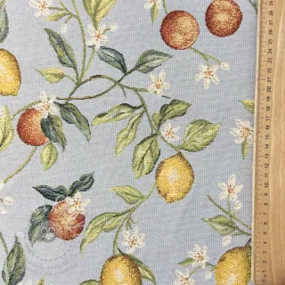 Dekorační látka GOBELIN premium Citrus Orange Lemon