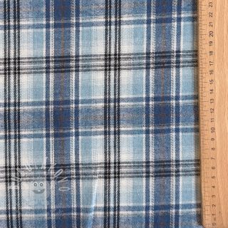 Scottish Check YARN DYED BRUSHED Ria