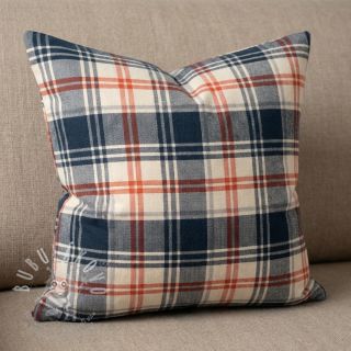 Bavlněná látka YARN DYED BRUSHED Check Mia navy