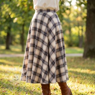 Bavlněná látka YARN DYED BRUSHED Check Tim beige