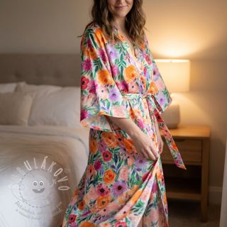 Viskóza RADIANCE Flowers Lirie digital print