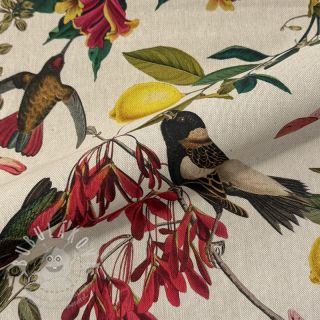 Dekorační látka Linenlook Lemon Tropic Artisan digital print