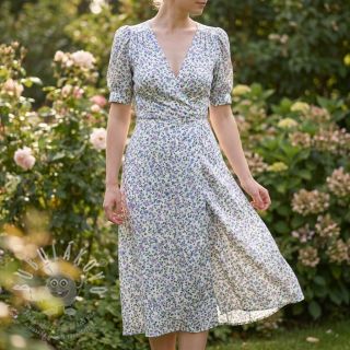 Viskóza RADIANCE Flowers Siria digital print