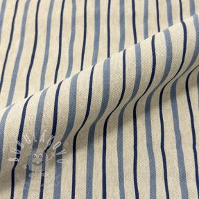 Dekorační látka Linenlook premium Wavy Art Stripe