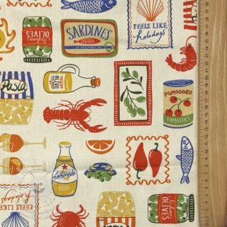 Dekorační látka Mediterranean Vibe digital print