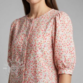 Viskóza RADIANCE Flowers Morene digital print