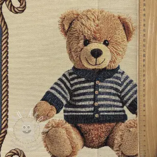 Dekorační látka GOBELIN PREMIUM Teddy Bear Nautic PANEL