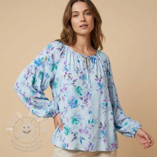 Viskóza RADIANCE Flowers Wendy digital print