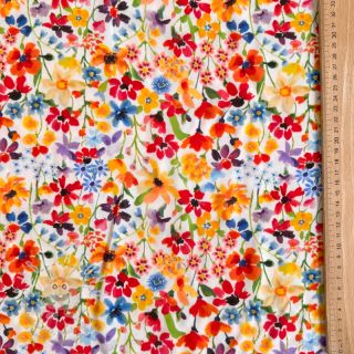 Viskóza RADIANCE Flowers Jaja digital print