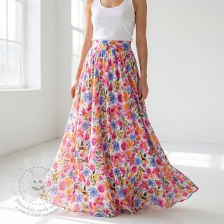 Viskóza RADIANCE Flowers Polly digital print