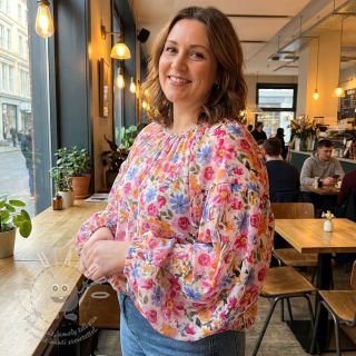 Viskóza RADIANCE Flowers Polly digital print